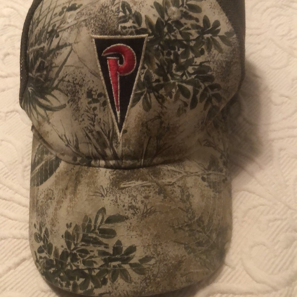 Camo game guard by nu fit Cap with Red Logo